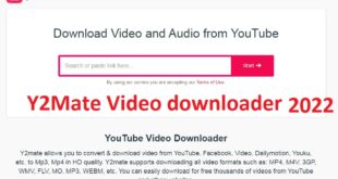 Y2mate YouTube video downloader and converter